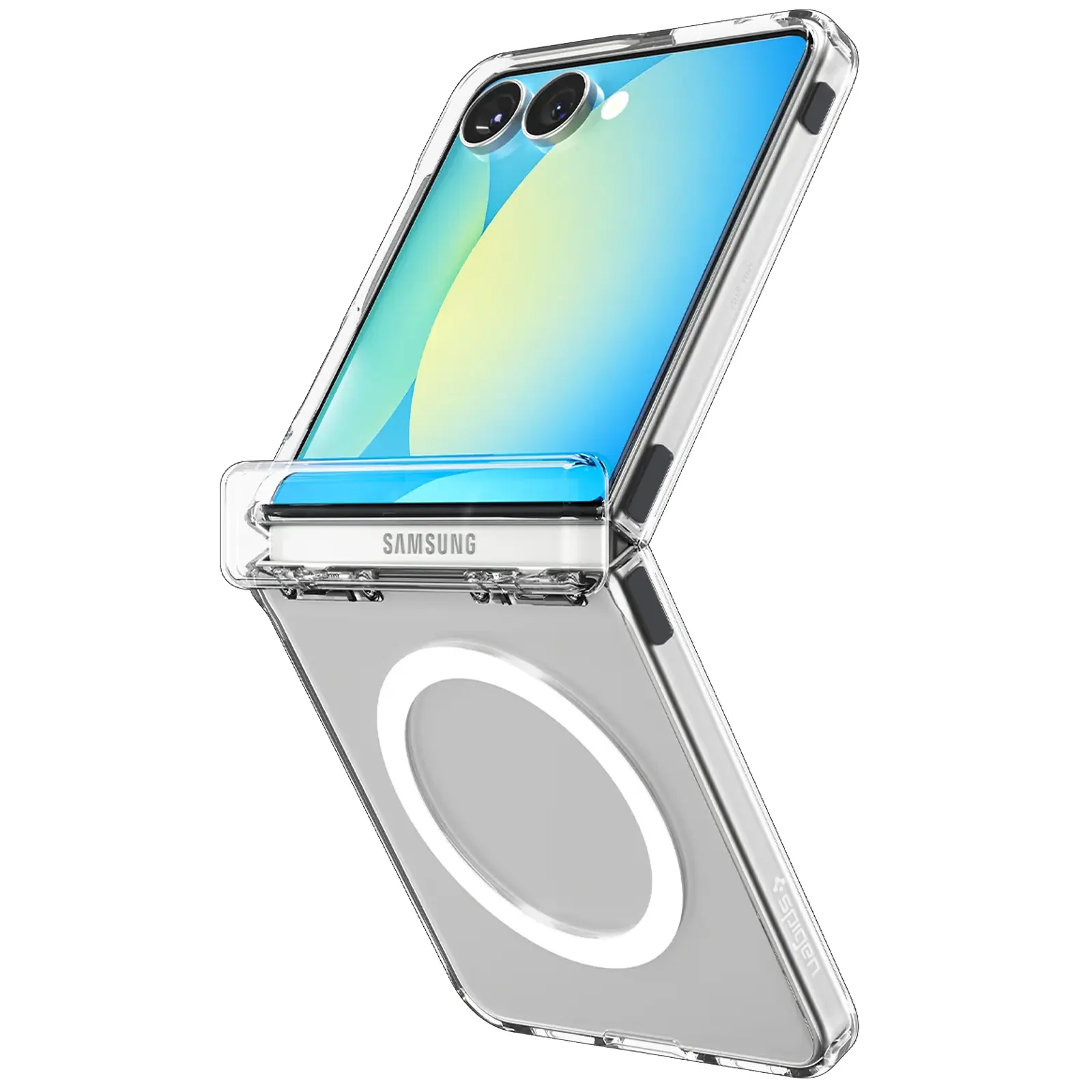 Чохол SGP Ultra Hybrid (MagFit) для Samsung Galaxy Z Flip7, Прозорий 5, TPU, купити оптом з доставкою