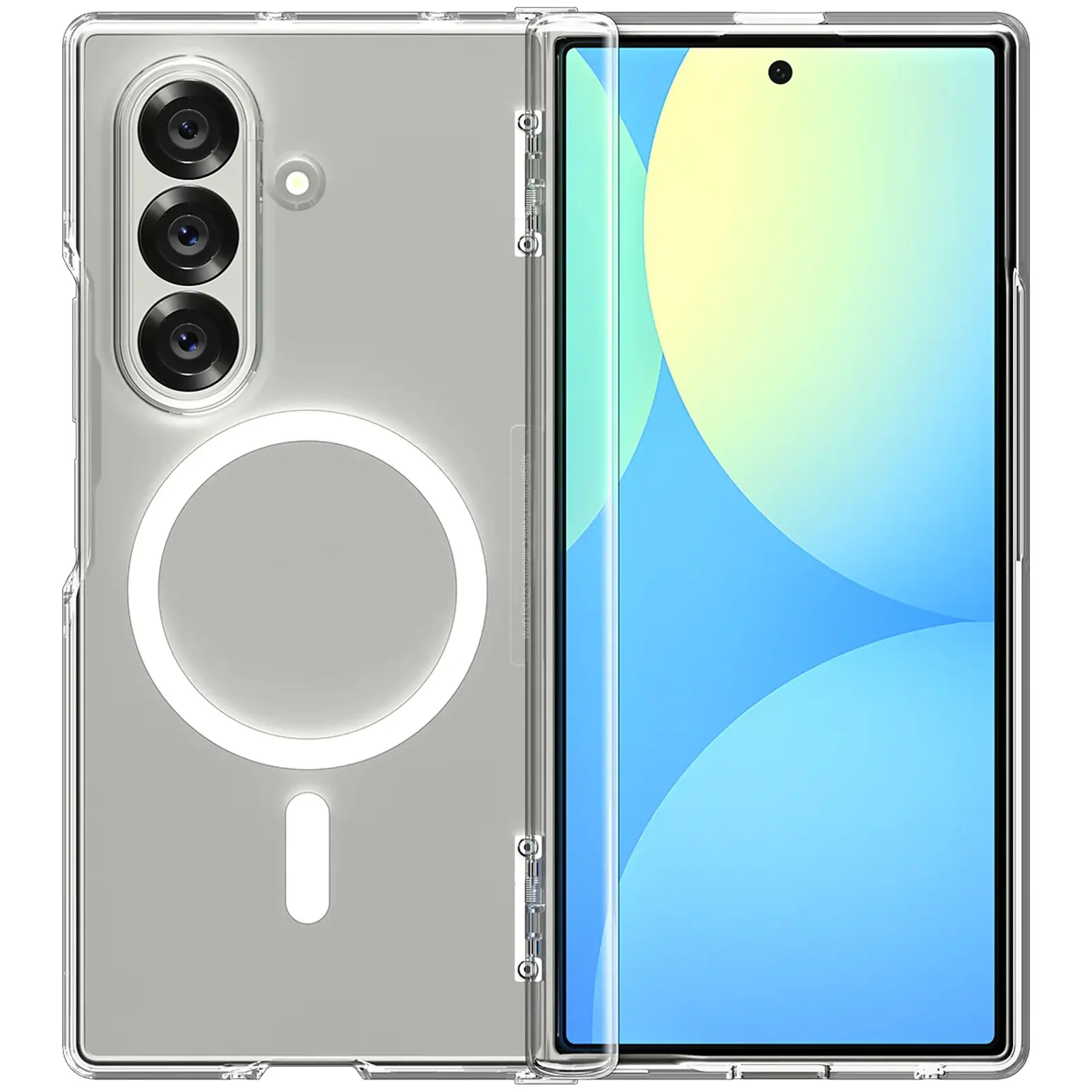 Чохол SGP Ultra Hybrid (MagFit) для Samsung Galaxy Z Fold7, Прозорий 1, TPU, купити оптом з доставкою