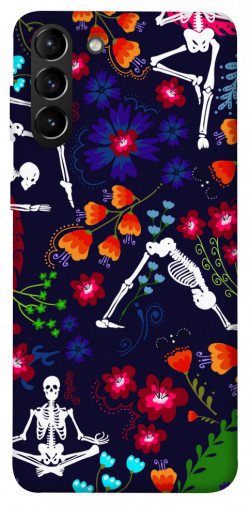 Чехол itsPrint Yoga skeletons для Samsung Galaxy S21+