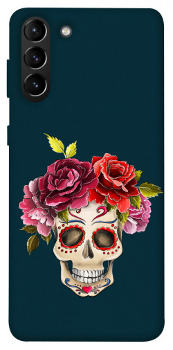 Чехол itsPrint Flower skull для Samsung Galaxy S21+