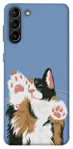 Чохол itsPrint Funny cat для Samsung Galaxy S21+