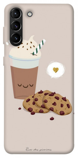 Чехол itsPrint Кофе с печеньем для Samsung Galaxy S21+