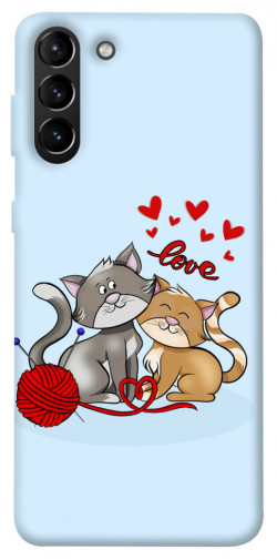 Чехол itsPrint Два кота Love для Samsung Galaxy S21+