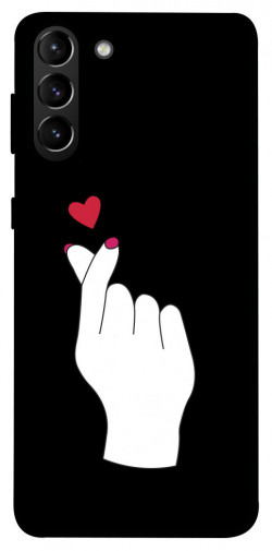 Чехол itsPrint Сердце в руке для Samsung Galaxy S21+