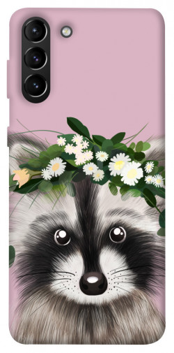 Чехол itsPrint Raccoon in flowers для Samsung Galaxy S21+