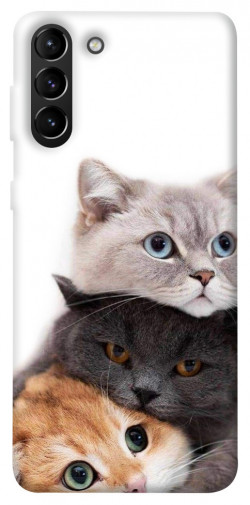 Чехол itsPrint Три кота для Samsung Galaxy S21+