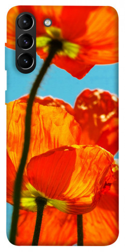 Чехол itsPrint Яркие маки для Samsung Galaxy S21+