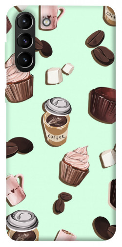 Чехол itsPrint Coffee and sweets для Samsung Galaxy S21+