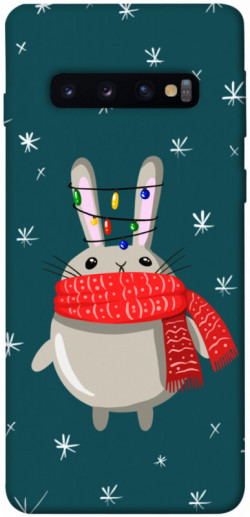 Чехол itsPrint Новорічний кролик для Samsung Galaxy S10
