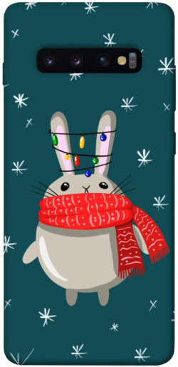 Чохол itsPrint Новорічний кролик для Samsung Galaxy S10+