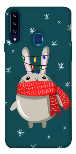 Чохол itsPrint Новорічний кролик для Samsung Galaxy A20s