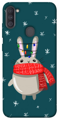 Чохол itsPrint Новорічний кролик для Samsung Galaxy A11