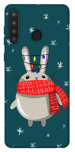 Чохол itsPrint Новорічний кролик для Samsung Galaxy A21