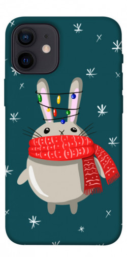Чехол itsPrint Новорічний кролик для Apple iPhone 12 mini (5.4")