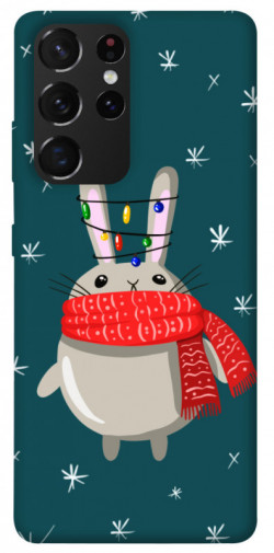 Чохол itsPrint Новорічний кролик для Samsung Galaxy S21 Ultra