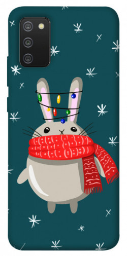 Чохол itsPrint Новорічний кролик для Samsung Galaxy A02s