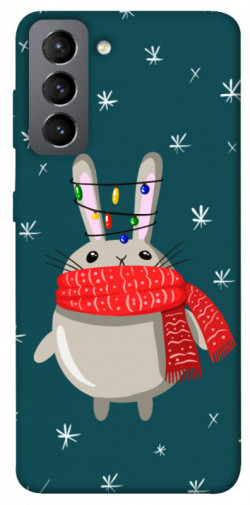 Чехол itsPrint Новорічний кролик для Samsung Galaxy S21 FE