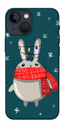 Чехол itsPrint Новорічний кролик для Apple iPhone 13 mini (5.4")