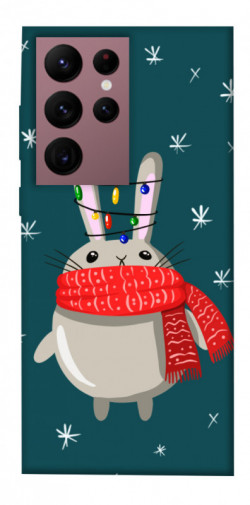 Чехол itsPrint Новорічний кролик для Samsung Galaxy S22 Ultra