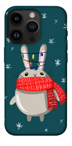 Чехол itsPrint Новорічний кролик для Apple iPhone 14 Pro (6.1")
