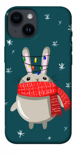 Чехол itsPrint Новорічний кролик для Apple iPhone 14 (6.1")