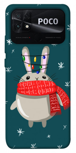 Чехол itsPrint Новорічний кролик для Xiaomi Poco C40