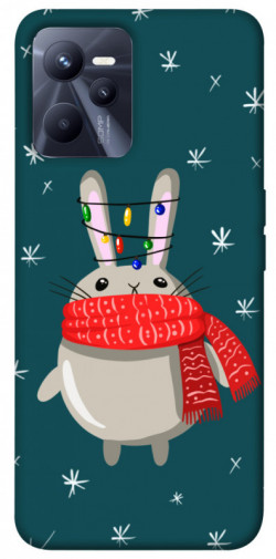 Чохол itsPrint Новорічний кролик для Realme C35