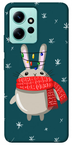 Чехол itsPrint Новорічний кролик для Xiaomi Redmi Note 12 4G