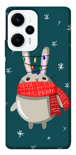 Чохол itsPrint Новорічний кролик для Xiaomi Poco F5 Pro