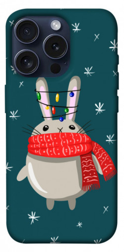 Чехол itsPrint Новорічний кролик для Apple iPhone 15 Pro (6.1")