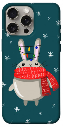 Чехол itsPrint Новорічний кролик для Apple iPhone 15 Pro Max (6.7")