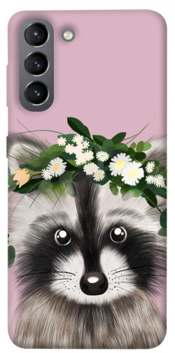 Чехол itsPrint Raccoon in flowers для Samsung Galaxy S21