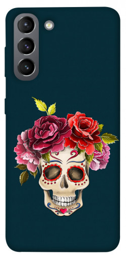 Чехол itsPrint Flower skull для Samsung Galaxy S21