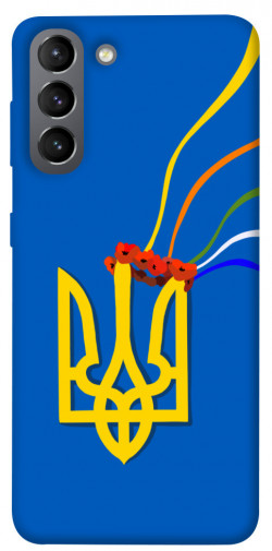 Чехол itsPrint Квітучий герб для Samsung Galaxy S21