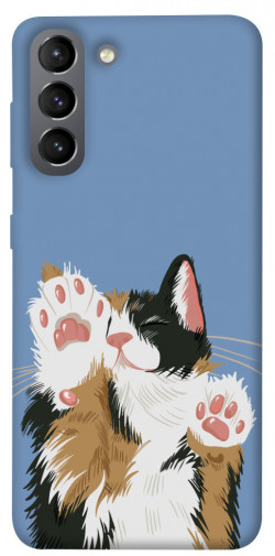 Чохол itsPrint Funny cat для Samsung Galaxy S21