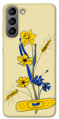 Чехол itsPrint Українські квіточки для Samsung Galaxy S21