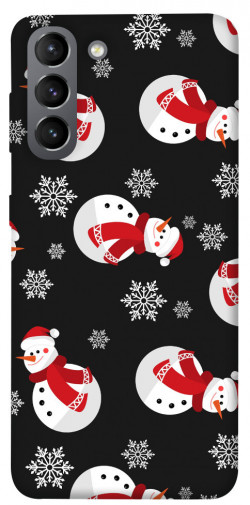 Чехол itsPrint Снеговики для Samsung Galaxy S21