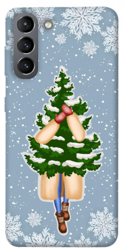 Чехол itsPrint Christmas tree для Samsung Galaxy S21