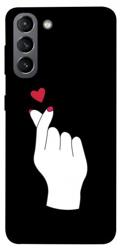 Чехол itsPrint Сердце в руке для Samsung Galaxy S21