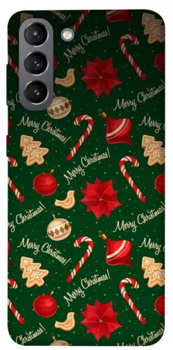 Чехол itsPrint Merry Christmas для Samsung Galaxy S21
