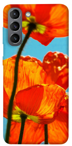 Чехол itsPrint Яркие маки для Samsung Galaxy S21