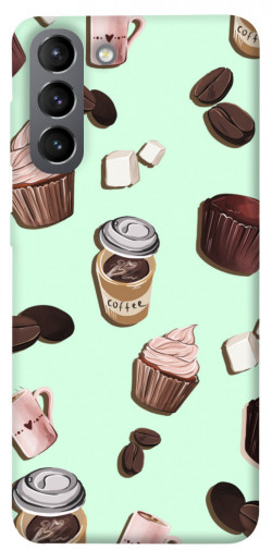 Чохол itsPrint Coffee and sweets для Samsung Galaxy S21