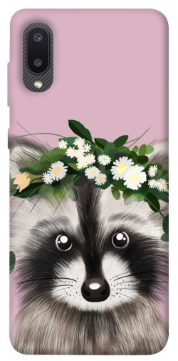 Чехол itsPrint Raccoon in flowers для Samsung Galaxy A02