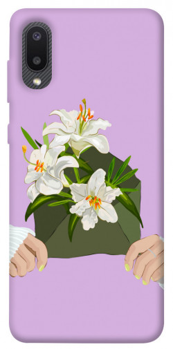 Чехол itsPrint Flower message для Samsung Galaxy A02