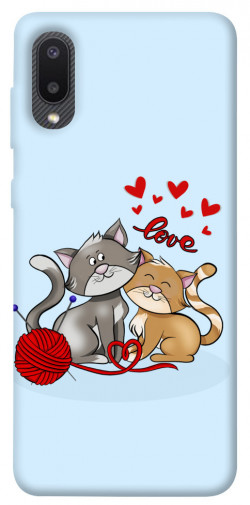 Чехол itsPrint Два кота Love для Samsung Galaxy A02