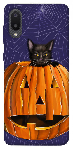 Чехол itsPrint Cat and pumpkin для Samsung Galaxy A02