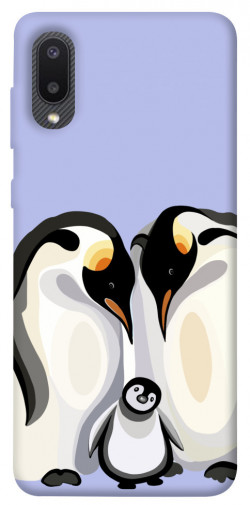 Чохол itsPrint Penguin family для Samsung Galaxy A02