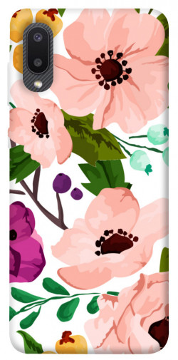 Чохол itsPrint Акварельні квіти для Samsung Galaxy A02