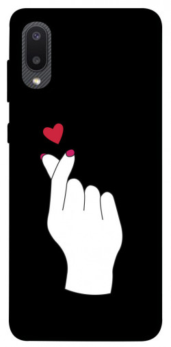 Чехол itsPrint Сердце в руке для Samsung Galaxy A02