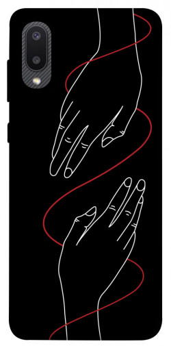 Чехол itsPrint Плетение рук для Samsung Galaxy A02